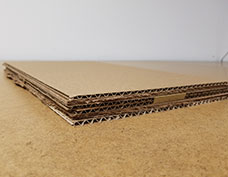 protective layers of cardboard